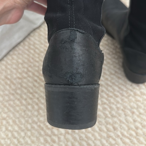 Stuart Weitzman 50/50 Leather boots - Picture 3 of 4